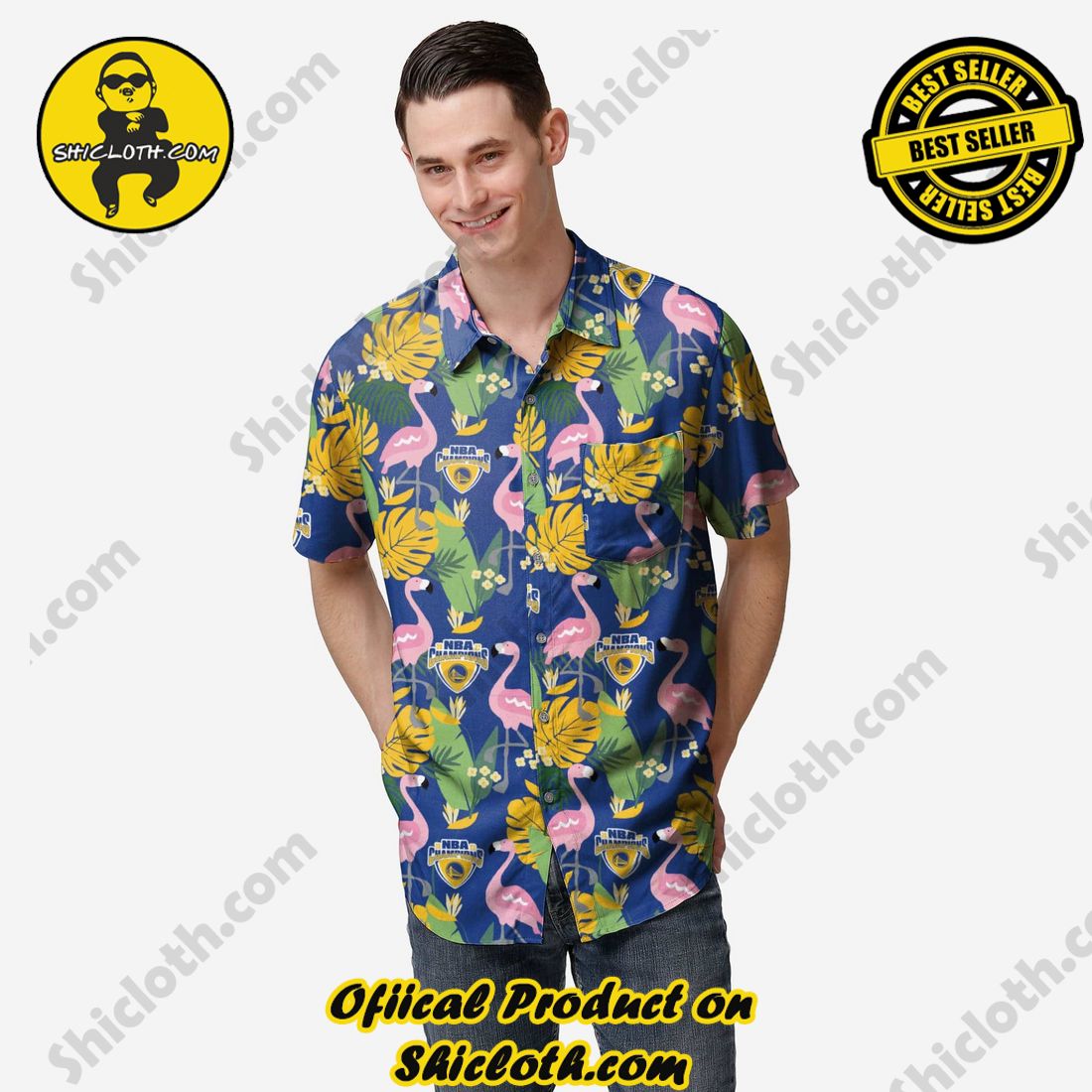 HOT HIT Hawaiian Shirt And Short in Shicloth !!! Own it now 5 Golden State Warriors 2022 NBA Champions Floral Button Up Shirt
