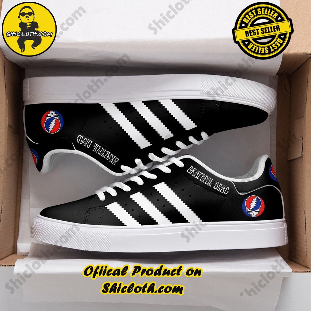 Best seller Stan Smith Shoes in Shicloth Store. Click here to buy !! 25 Grateful Dead Black Stan Smith Shoes