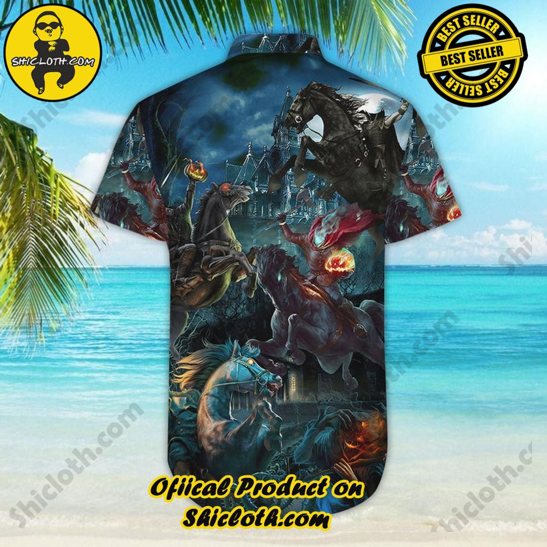 Headless Horseman Scary Dark Hawaiian Shirt 7 Headless Horseman Scary Dark Hawaiian Shirt - Image 7