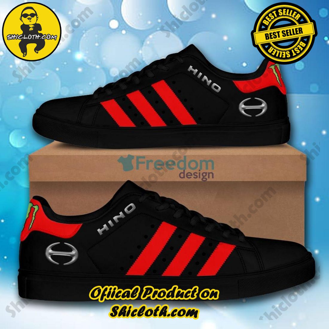 Hot hot hot new trend Stan Smith Shoes in Shicloth Store. Click here to buy !! 30 Hino Logo Car And Motorcycles Adidas Stan Smith Shoes