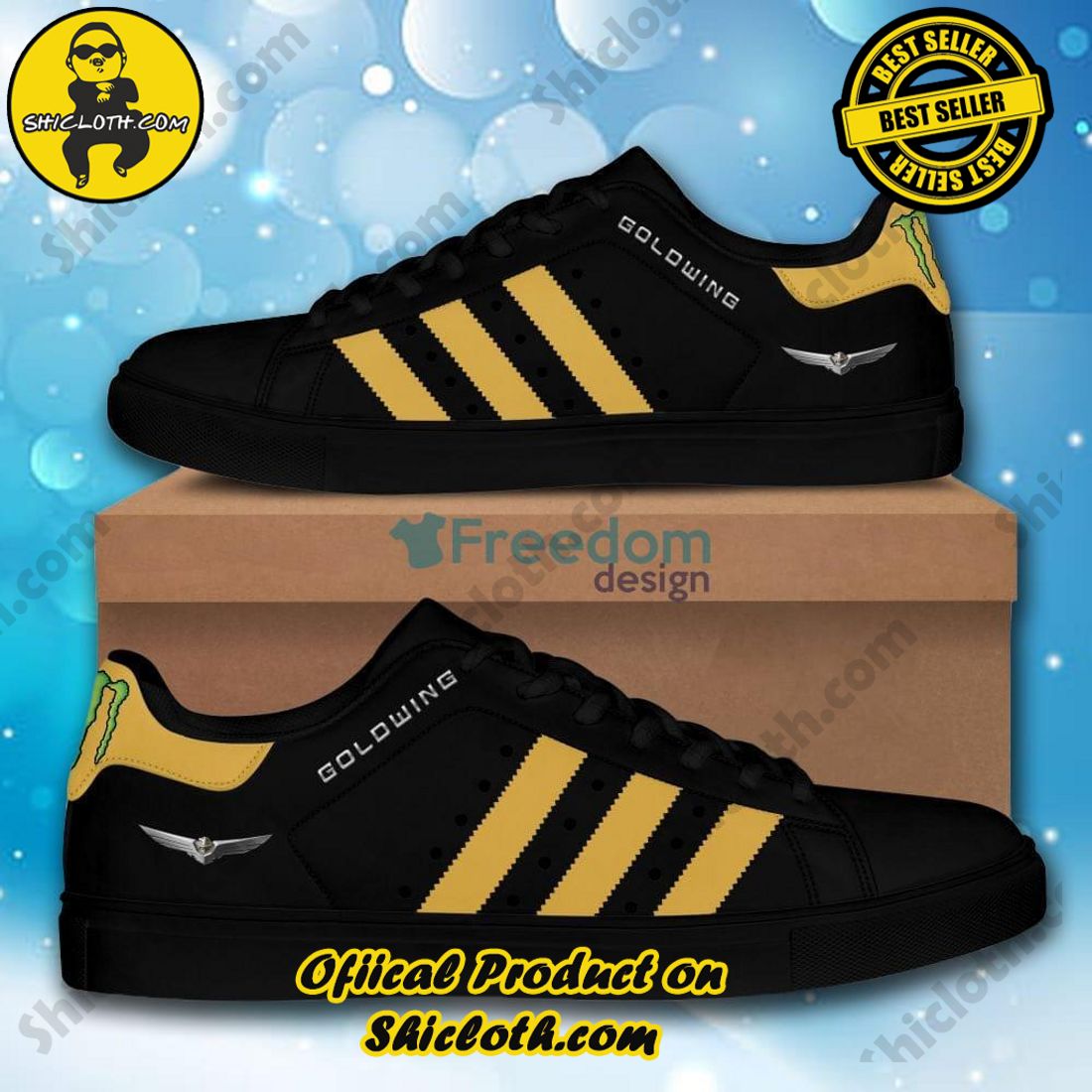Hot hot hot new trend Stan Smith Shoes in Shicloth Store. Click here to buy !! 31 Honda Gold Wing Logo Car And Motorcycles Adidas Stan Smith Shoes
