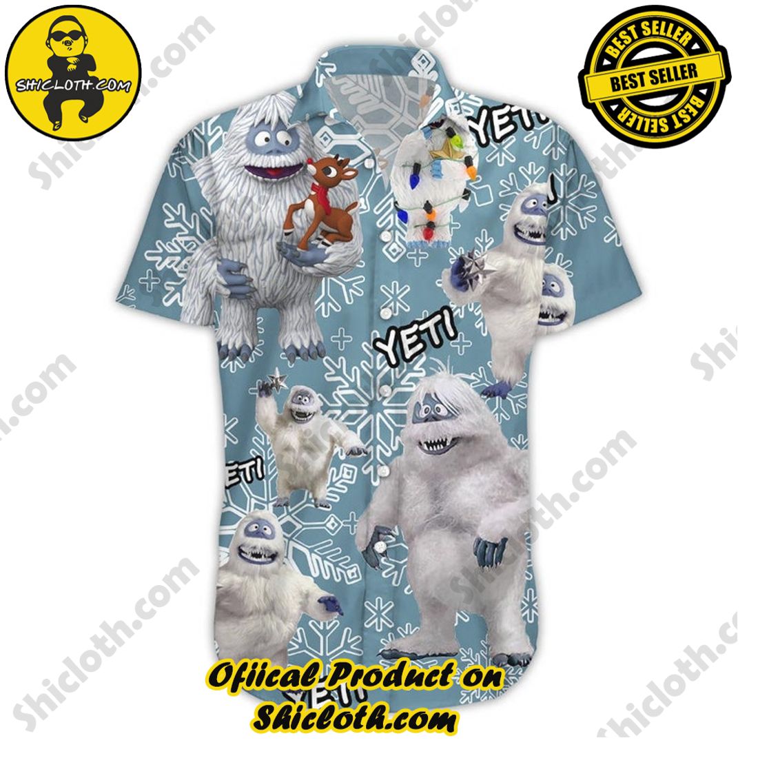 Hot Bumble The Abominable Snowman Bl Hawaiian Shirt 5 Hot Bumble The Abominable Snowman Bl Hawaiian Shirt - Image 5