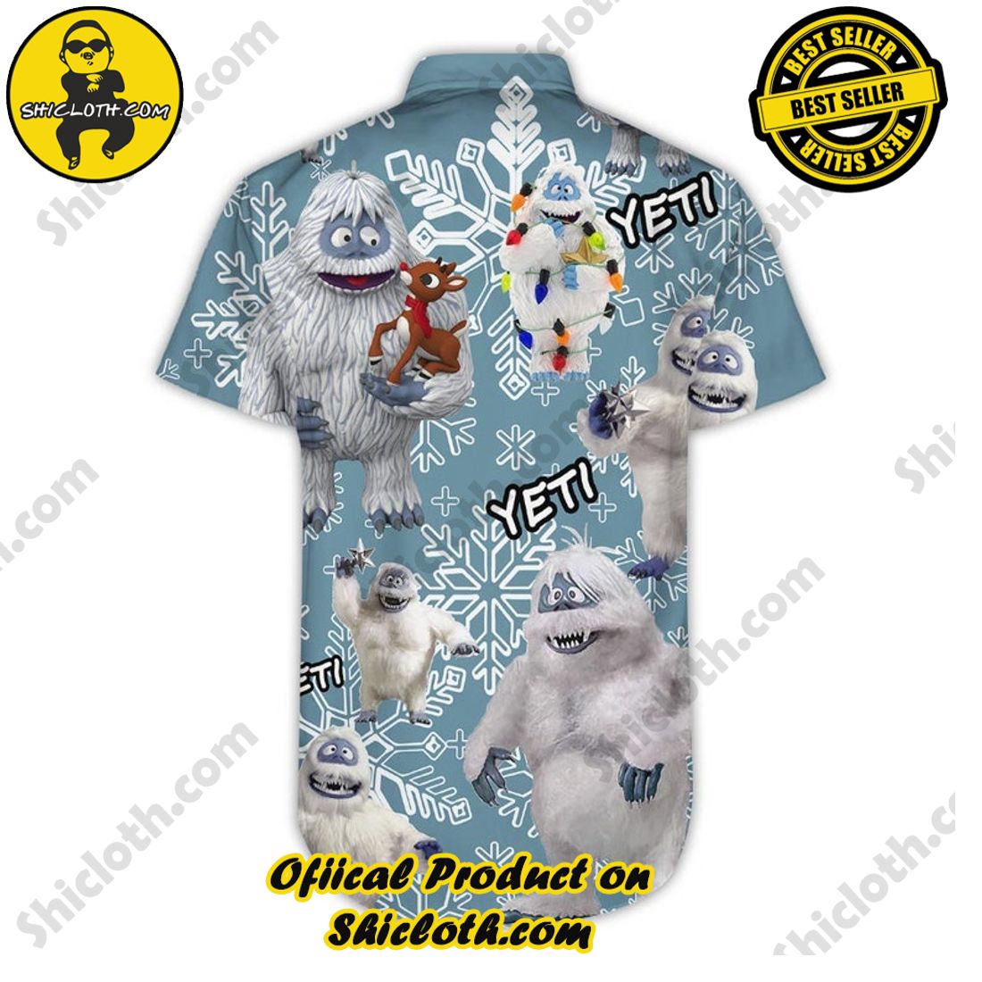 Hot Bumble The Abominable Snowman Bl Hawaiian Shirt 6 Hot Bumble The Abominable Snowman Bl Hawaiian Shirt - Image 6