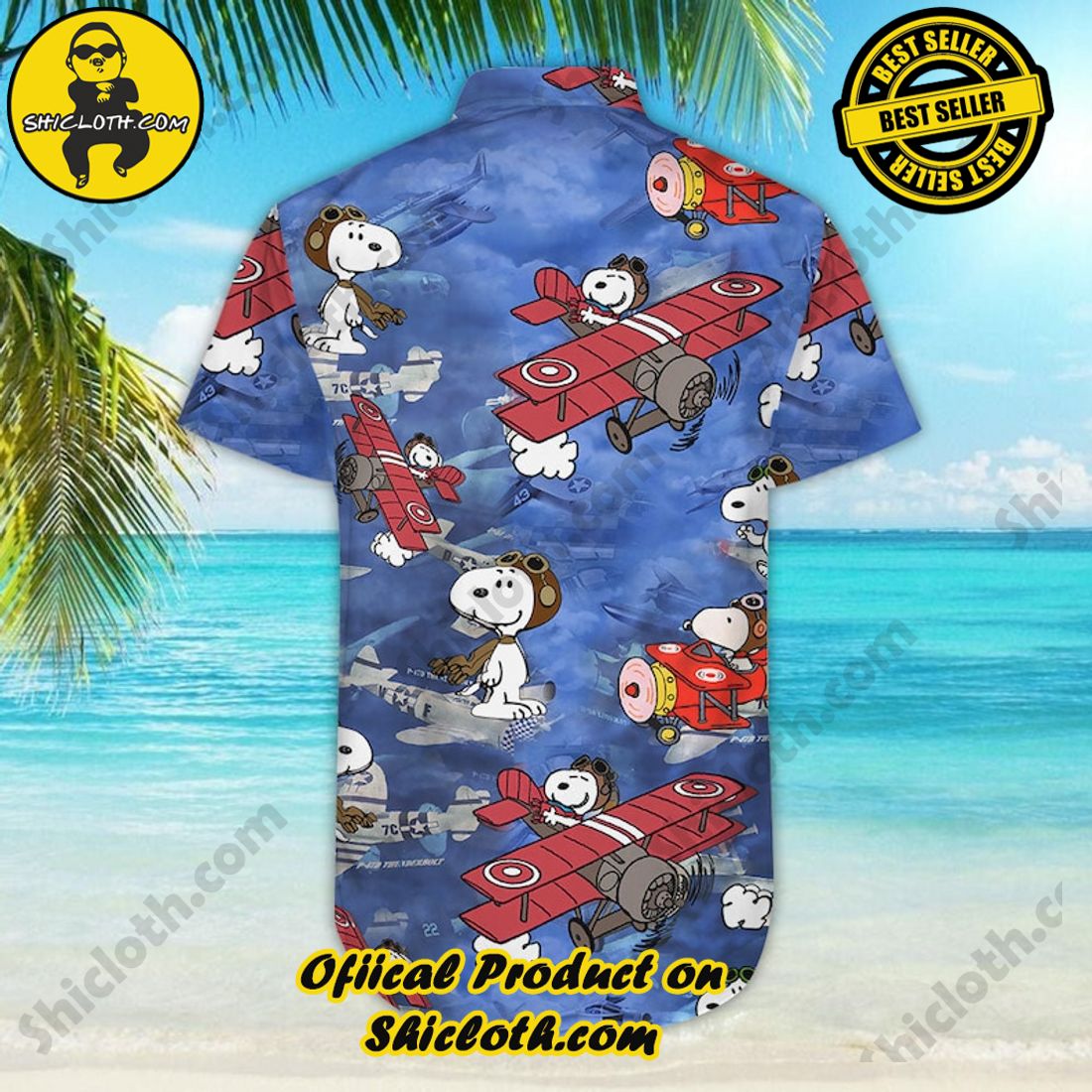 Hot Plane And Snoopy Vintage Peanuts Aloha Hawaiian Shirt And Short 7 Hot Plane And Snoopy Vintage Peanuts Aloha Hawaiian Shirt And Short - Image 7