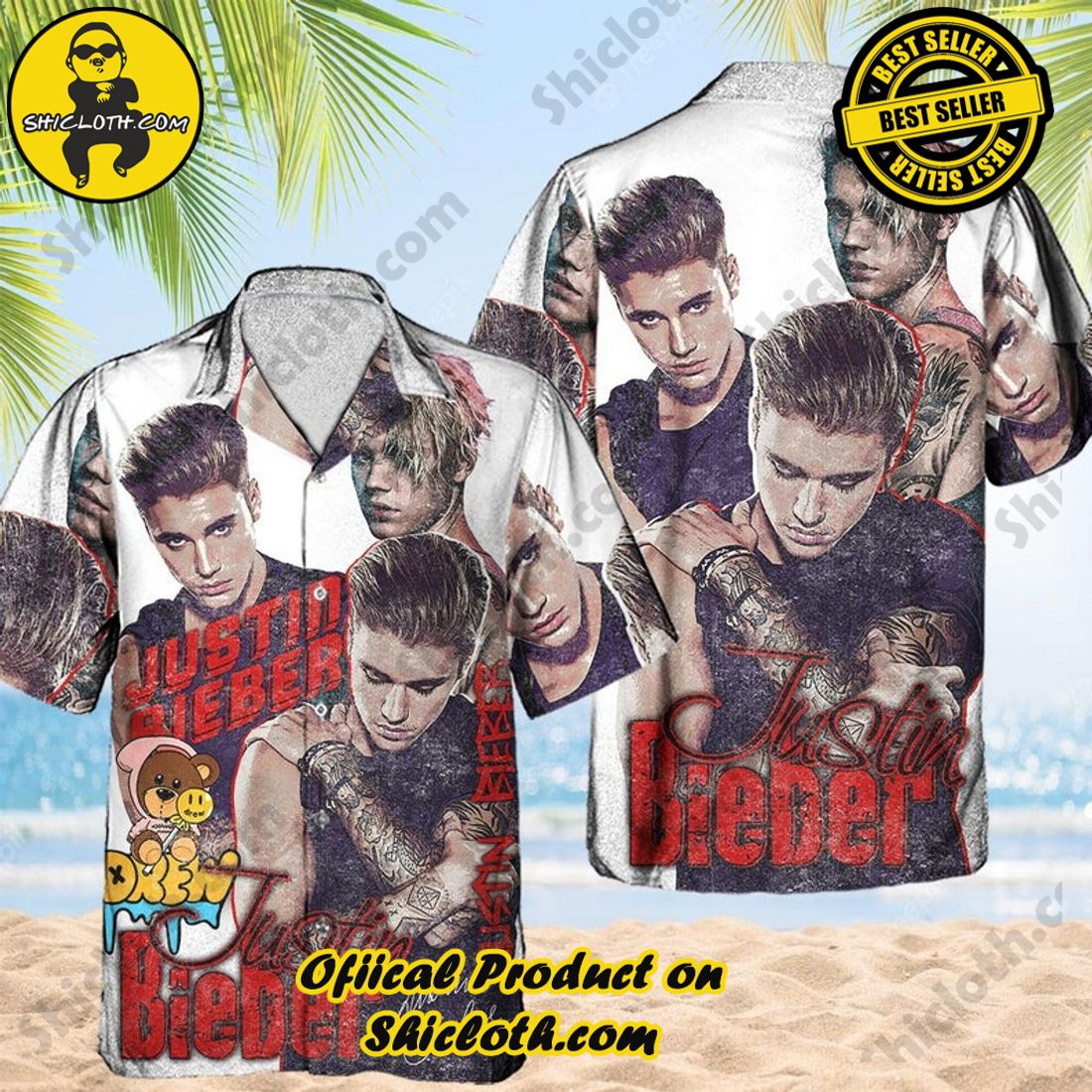 Justin Bieber Vintage Hawaiian Shirt