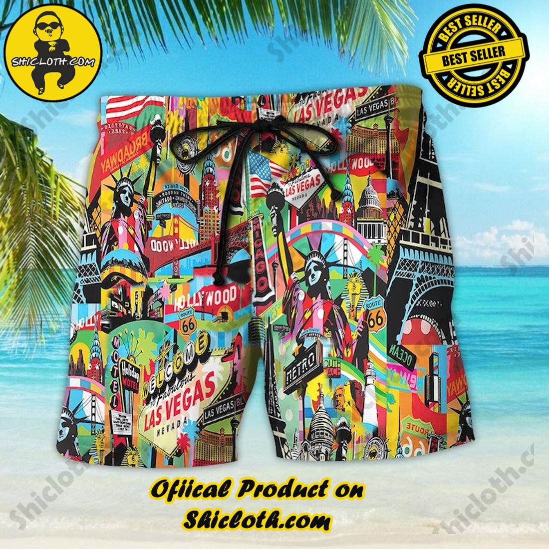 Las Vegas Aloha Colorful Hawaiian Shirt 3 Las Vegas Aloha Colorful Hawaiian Shirt - Image 3
