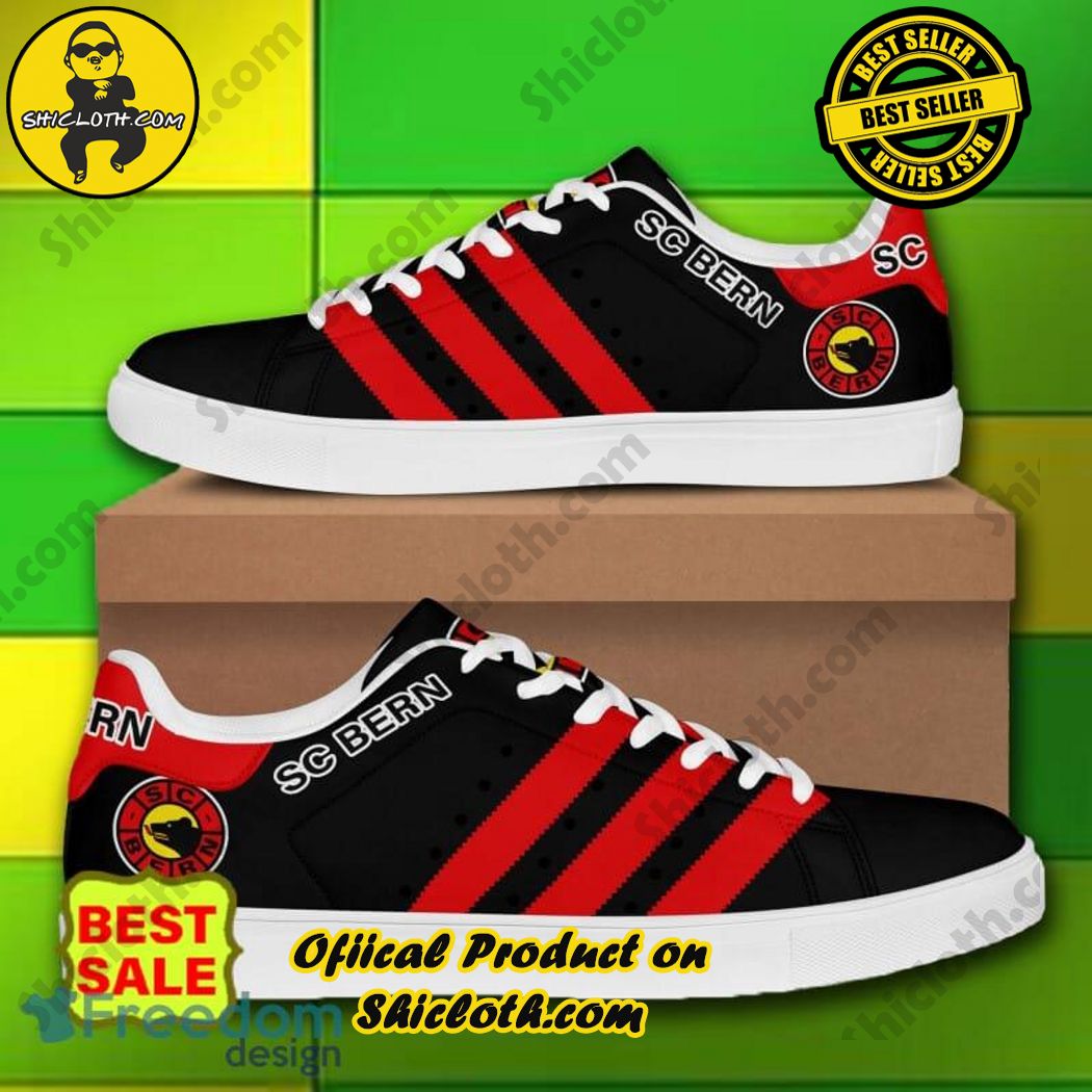 Hot hit best seller Stan Smith Shoes in Shicloth Store. Click here to buy !! 20 Logo SC Bern Skate Shoes NL And Swiss League Stan Smith Shoes