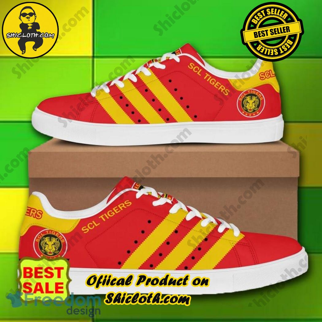 Stan Smith Shoes in Shicloth Store.Only 60$-Click here to buy !! 18 Logo SCL Tigers Skate Shoes NL And Swiss League Stan Smith Shoes