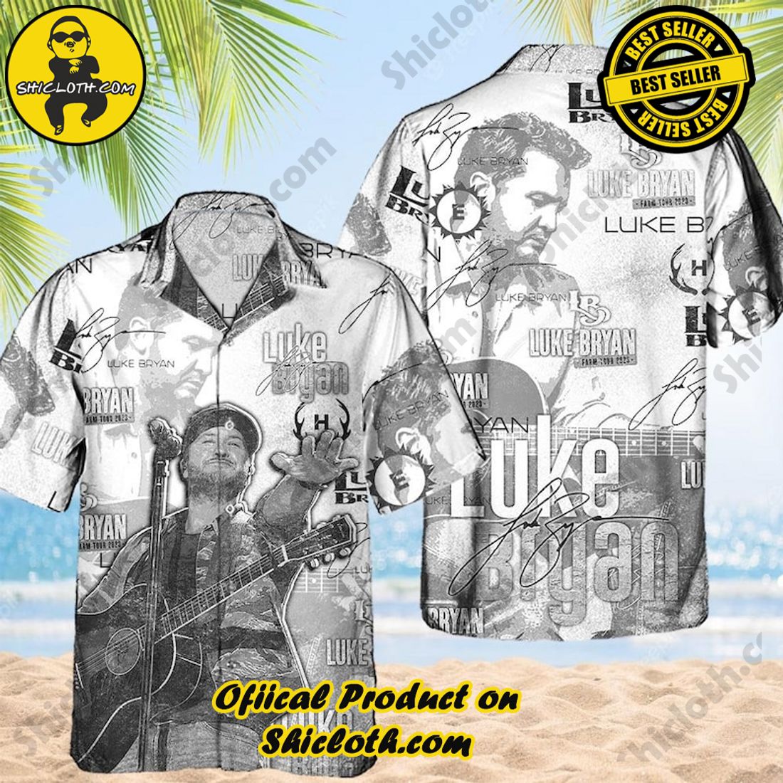 Luke Bryan Vintage Hawaiian Shirt