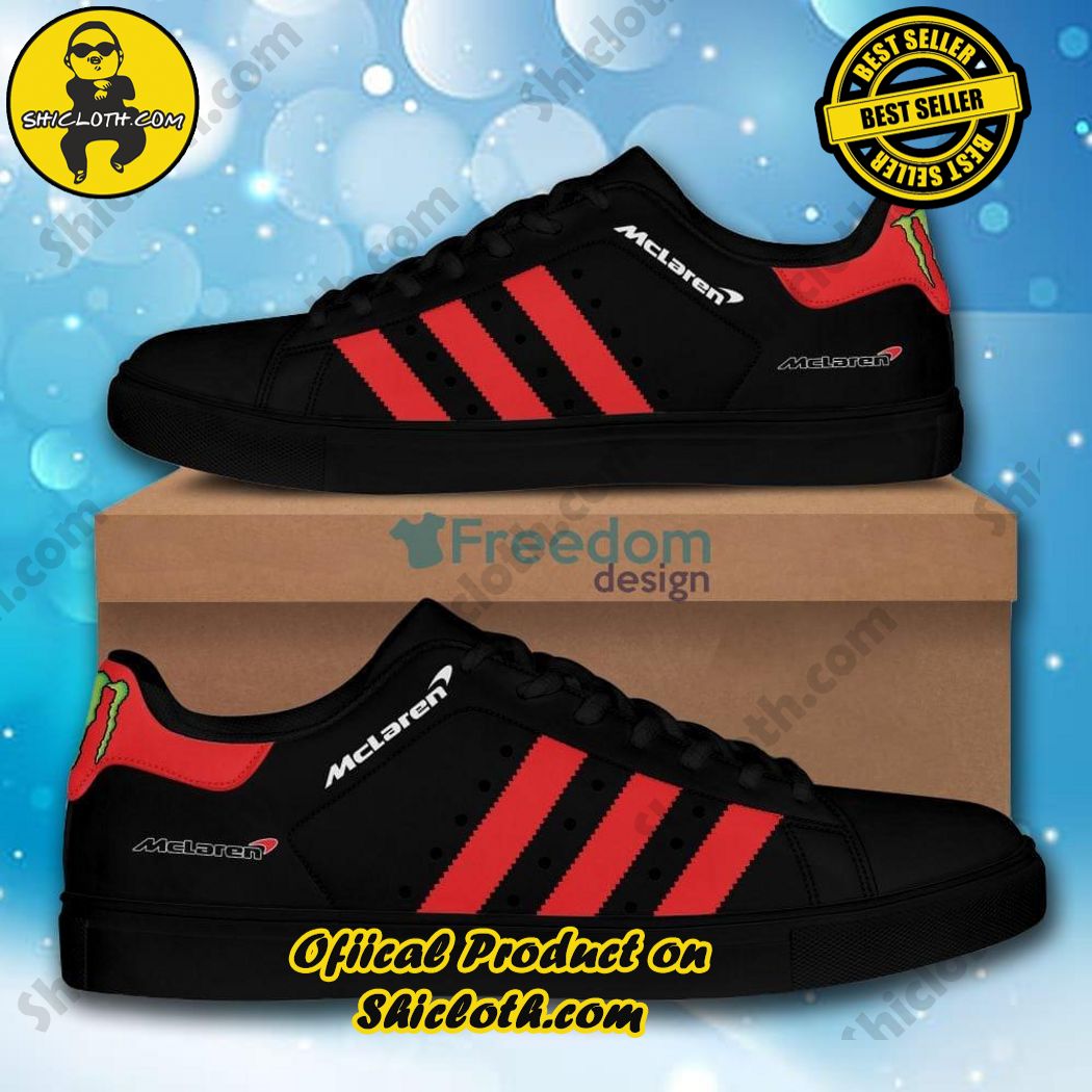 Hot hit best seller Stan Smith Shoes in Shicloth Store. Click here to buy !! 22 McLaren Logo Car And Motorcycles Stan Smith Shoes