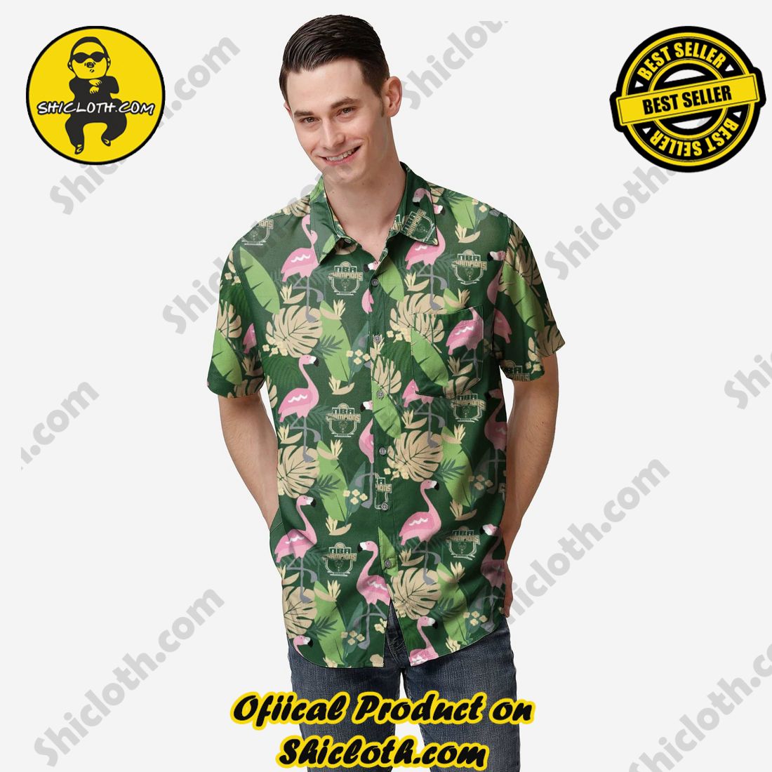 HOT HIT Hawaiian Shirt And Short in Shicloth !!! Own it now 19 Milwaukee Bucks 2021 NBA Champions Floral Button Up Shirt