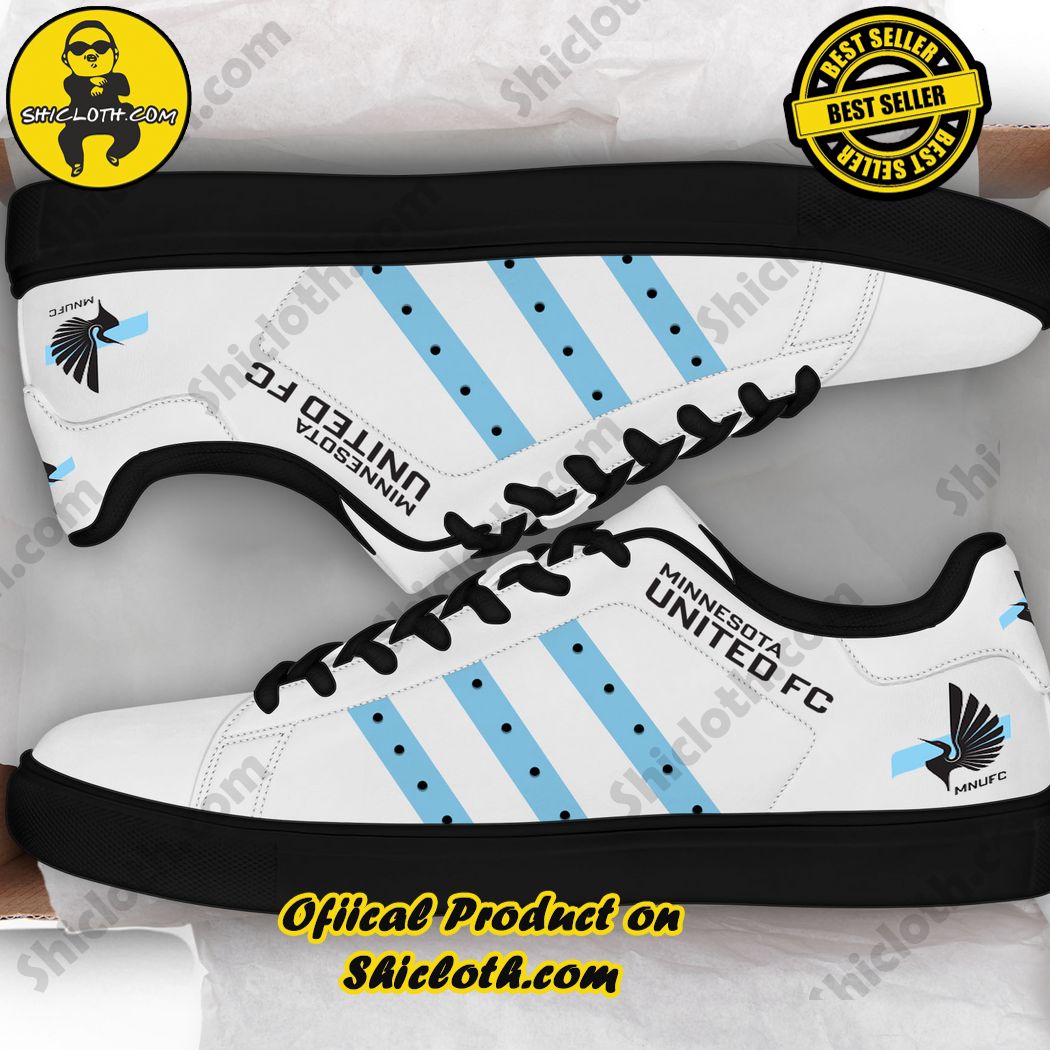 Hot new trend Stan Smith Shoes in Shicloth Store. Click here to buy !! 17 Minnesota United FC MLS Stan Smith Low Top Shoes Style 2