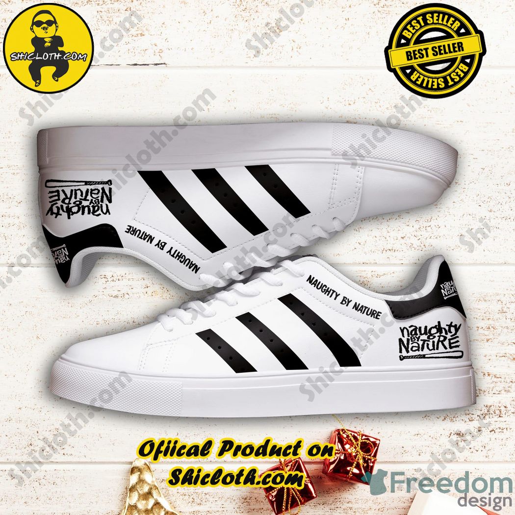 Hot hot hot new trend Stan Smith Shoes in Shicloth Store. Click here to buy !! 17 Naughty By Nature Stan Smith White Low Top Shoes