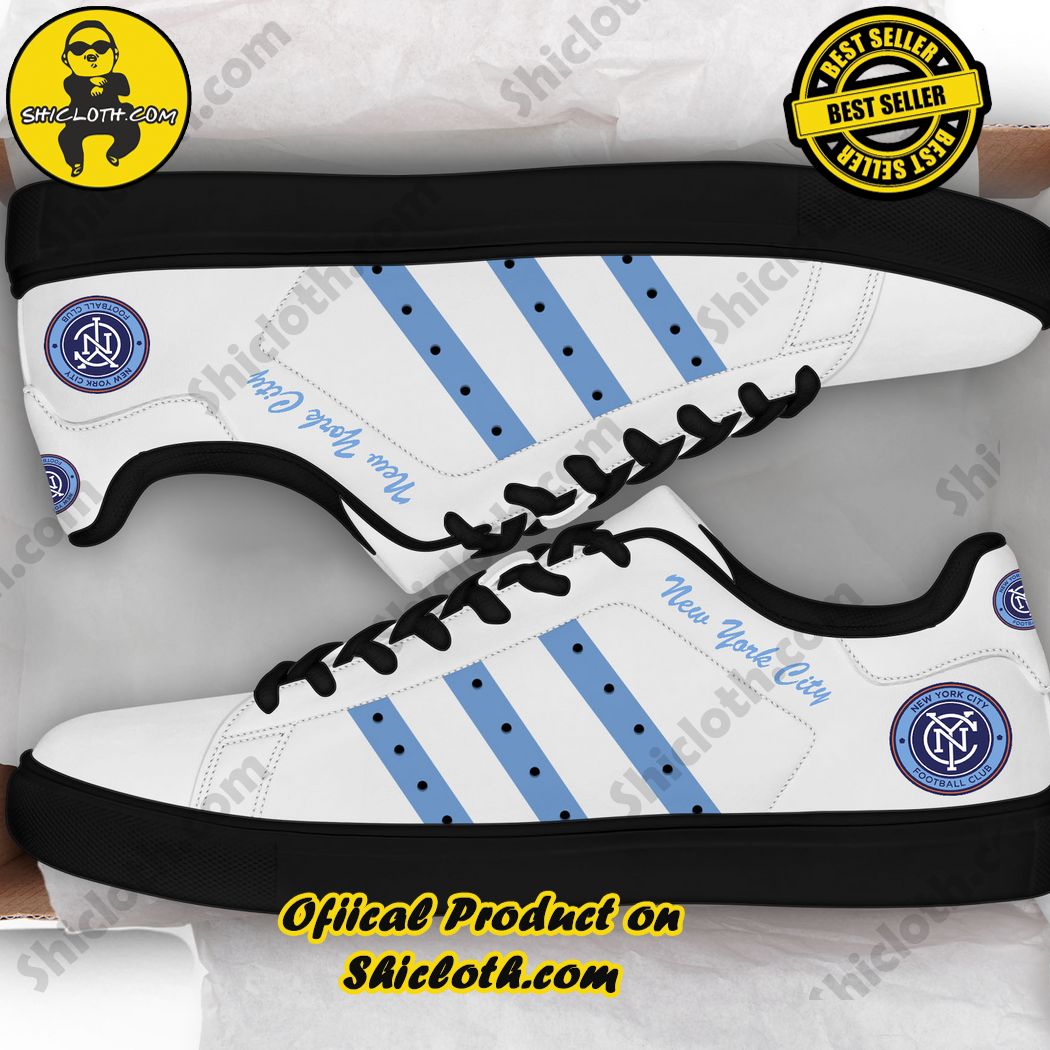Hot new trend Stan Smith Shoes in Shicloth Store. Click here to buy !! 21 New York City FC MLS Stan Smith Low Top Shoes