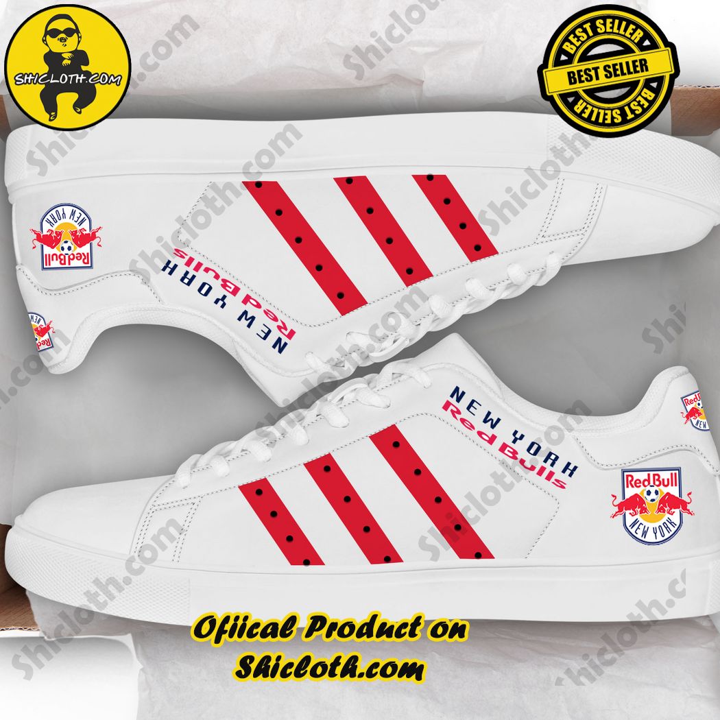 Hot new trend Stan Smith Shoes in Shicloth Store. Click here to buy !! 22 New York Red Bulls MLS Stan Smith Low Top Shoes