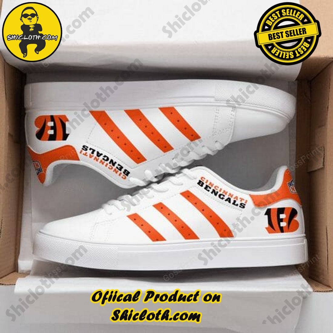 NFL Cincinnati Bengals American football signature Stan Smith sneakers