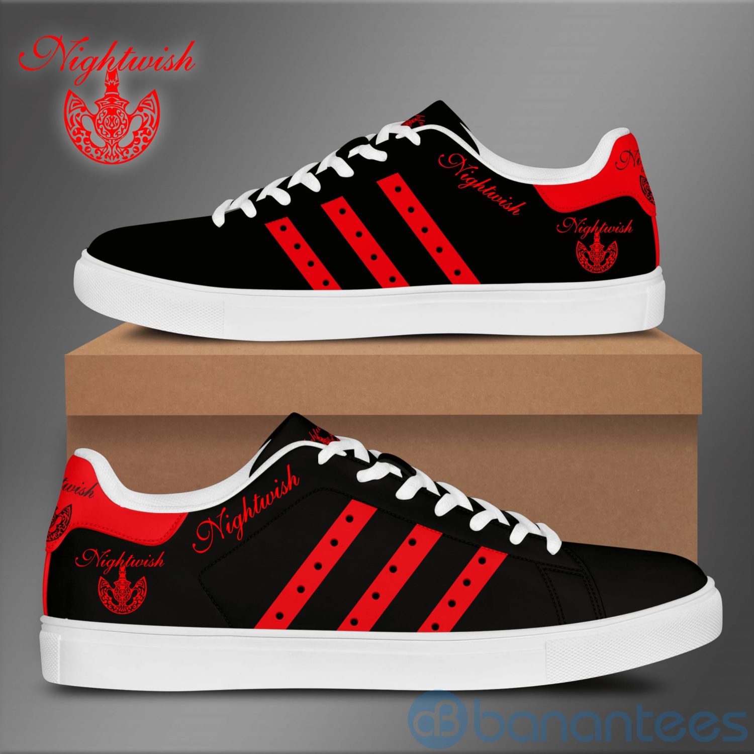 Step Up Your Style with Stan Smith Shoes: Available Now at Shicloth! 24 Nightwish Black Adidas Stan Smith Low Top Shoes