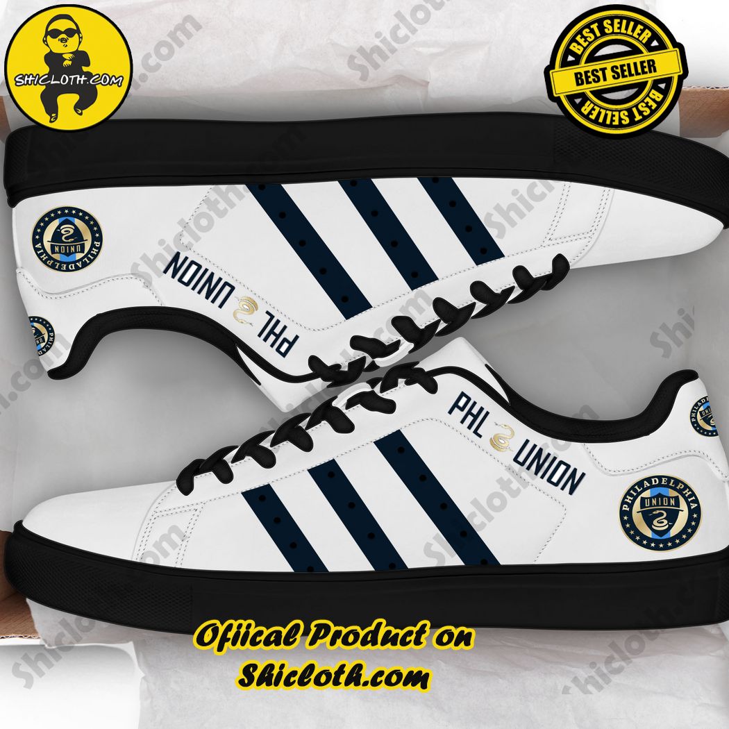 Hot new trend Stan Smith Shoes in Shicloth Store. Click here to buy !! 24 Philadelphia Union MLS Stan Smith Low Top Shoes