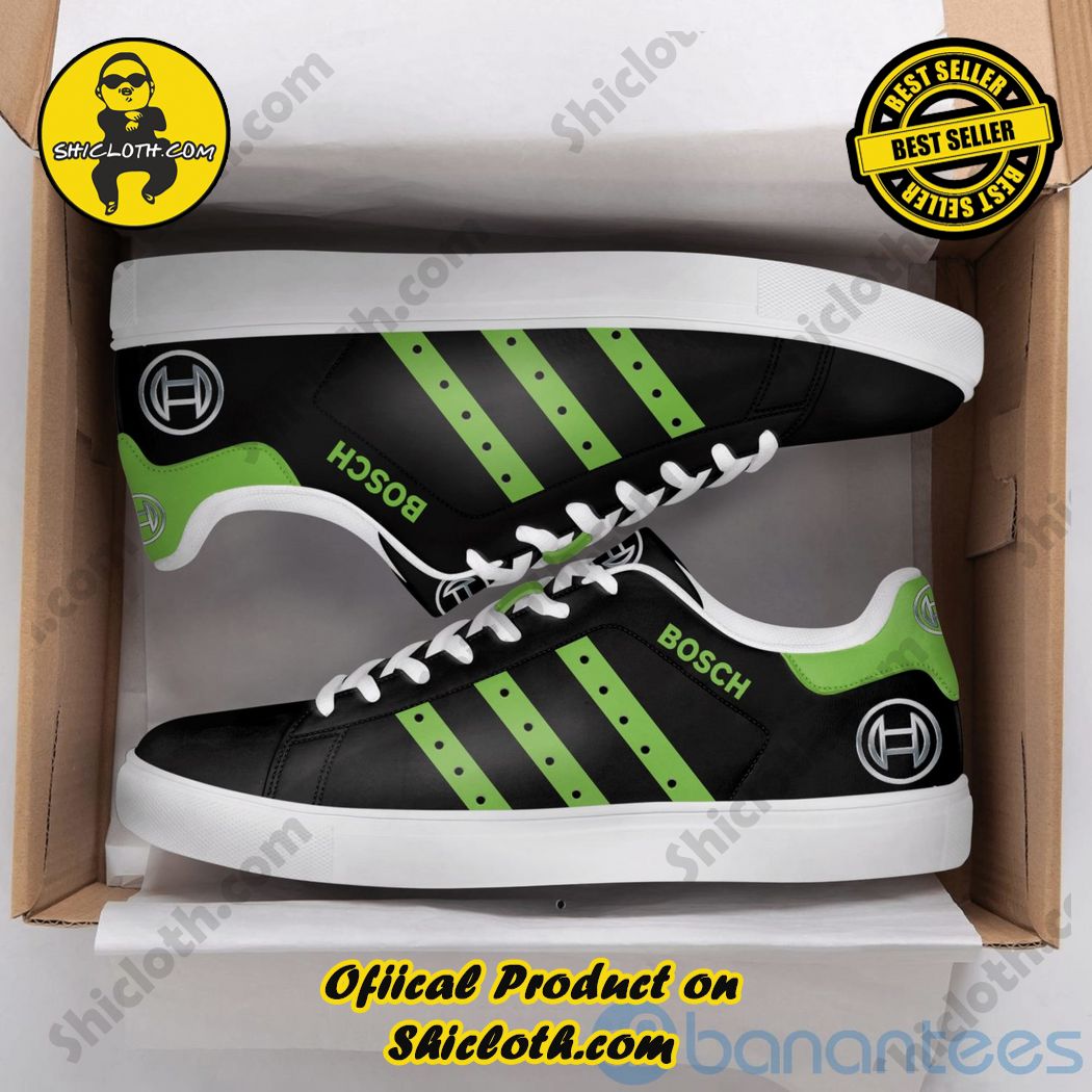 Hot Hot Hot Stan Smith Shoes in Shicloth Store.Click here to buy !! 29 Robert Bosch Green Striped Black Stan Smith Low Top Shoes