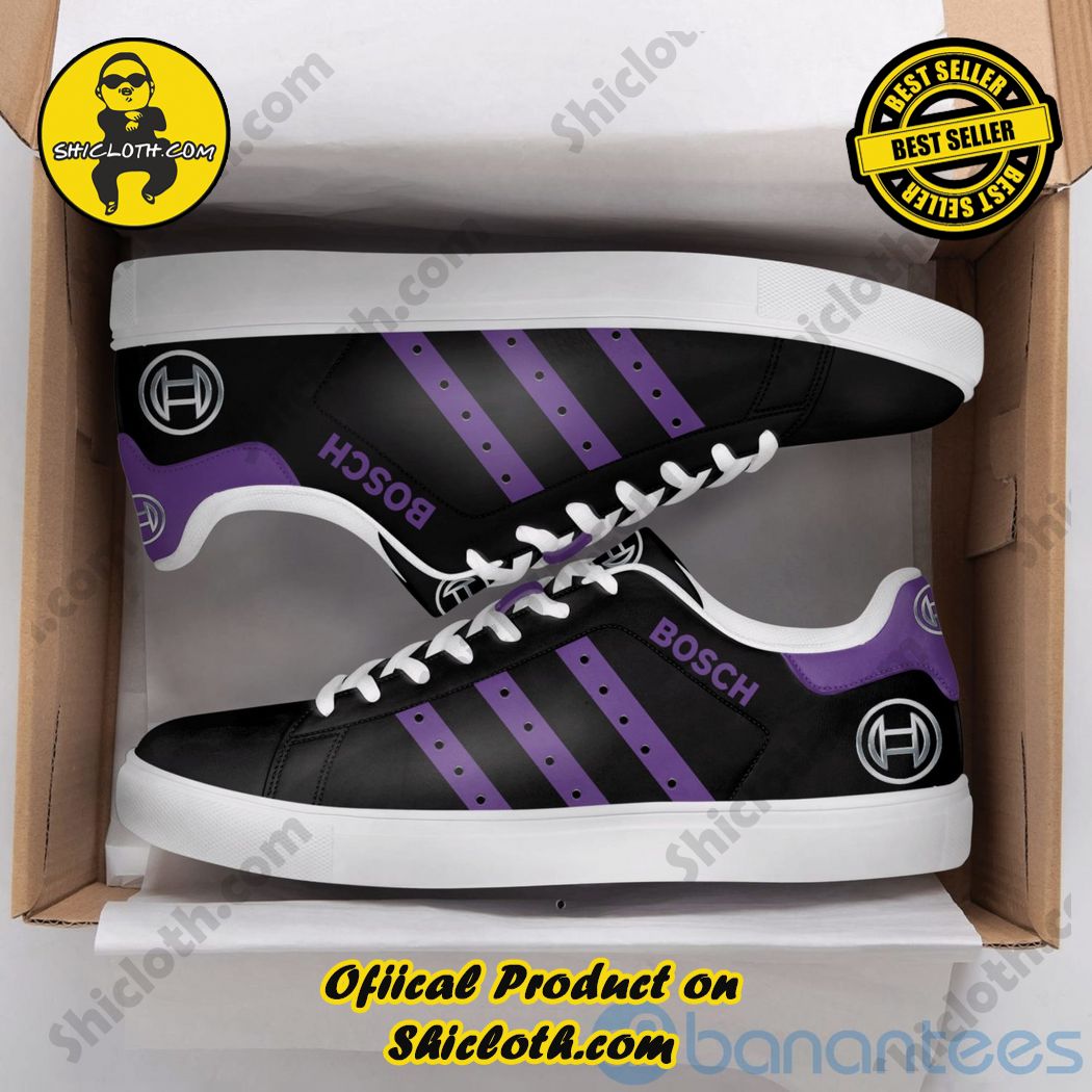 Hot Hot Hot Stan Smith Shoes in Shicloth Store.Click here to buy !! 33 Robert Bosch Purple Striped Black Stan Smith Low Top Shoes