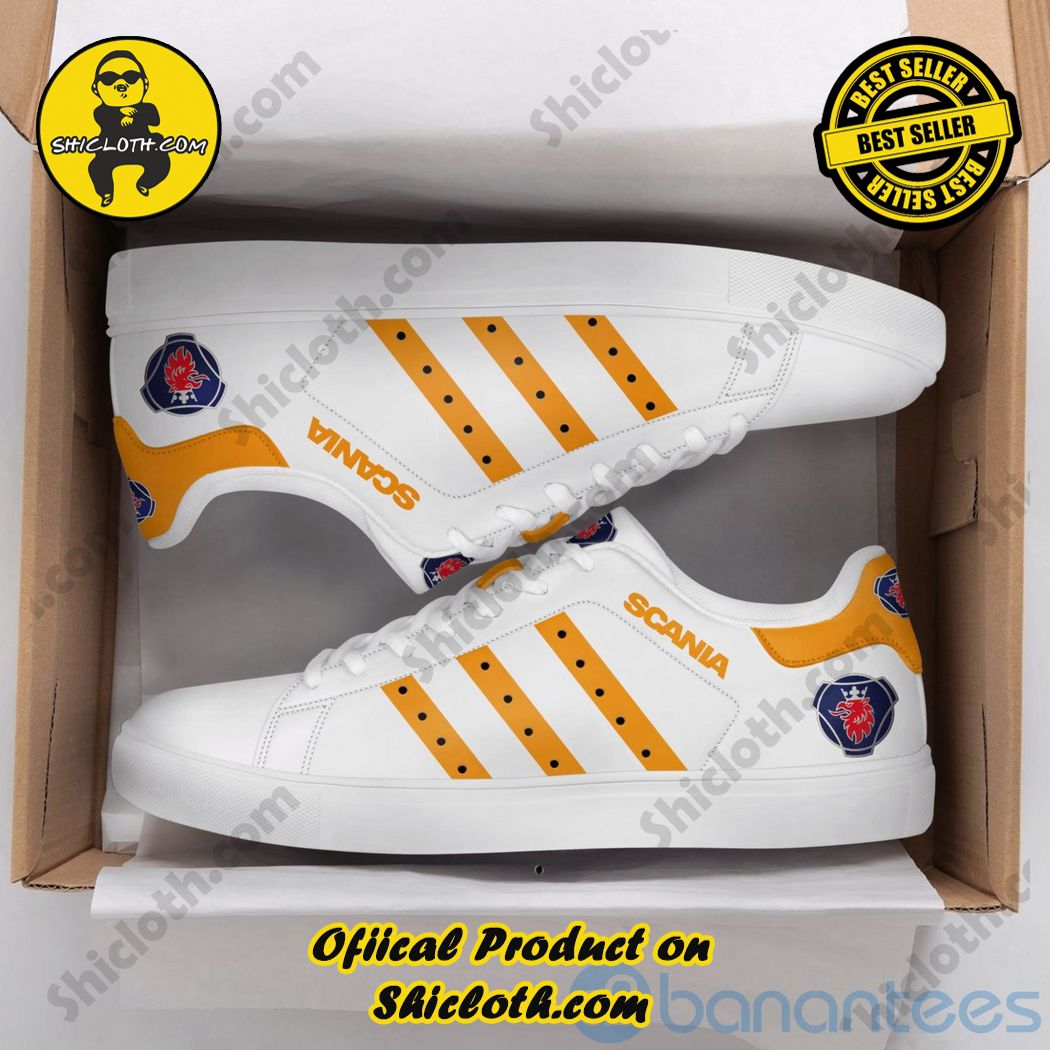 Elevate Your Look with Stan Smith Shoes from Shiclothshop 20 Scania Ab Orange Striped Adidas Stan Smith Low Top Shoes