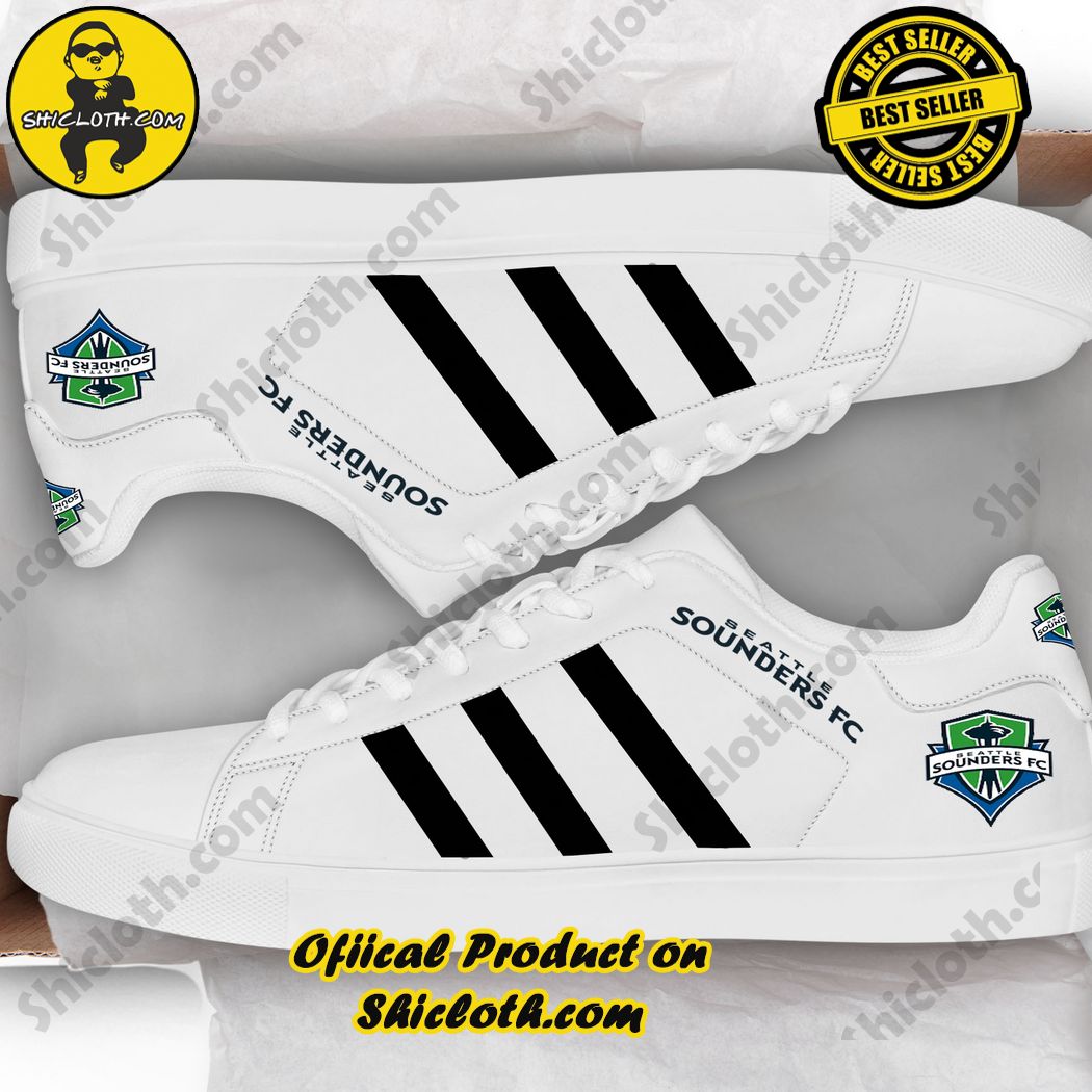 Hot new trend Stan Smith Shoes in Shicloth Store. Click here to buy !! 30 Seattle Sounders FC MLS Stan Smith Low Top Shoes