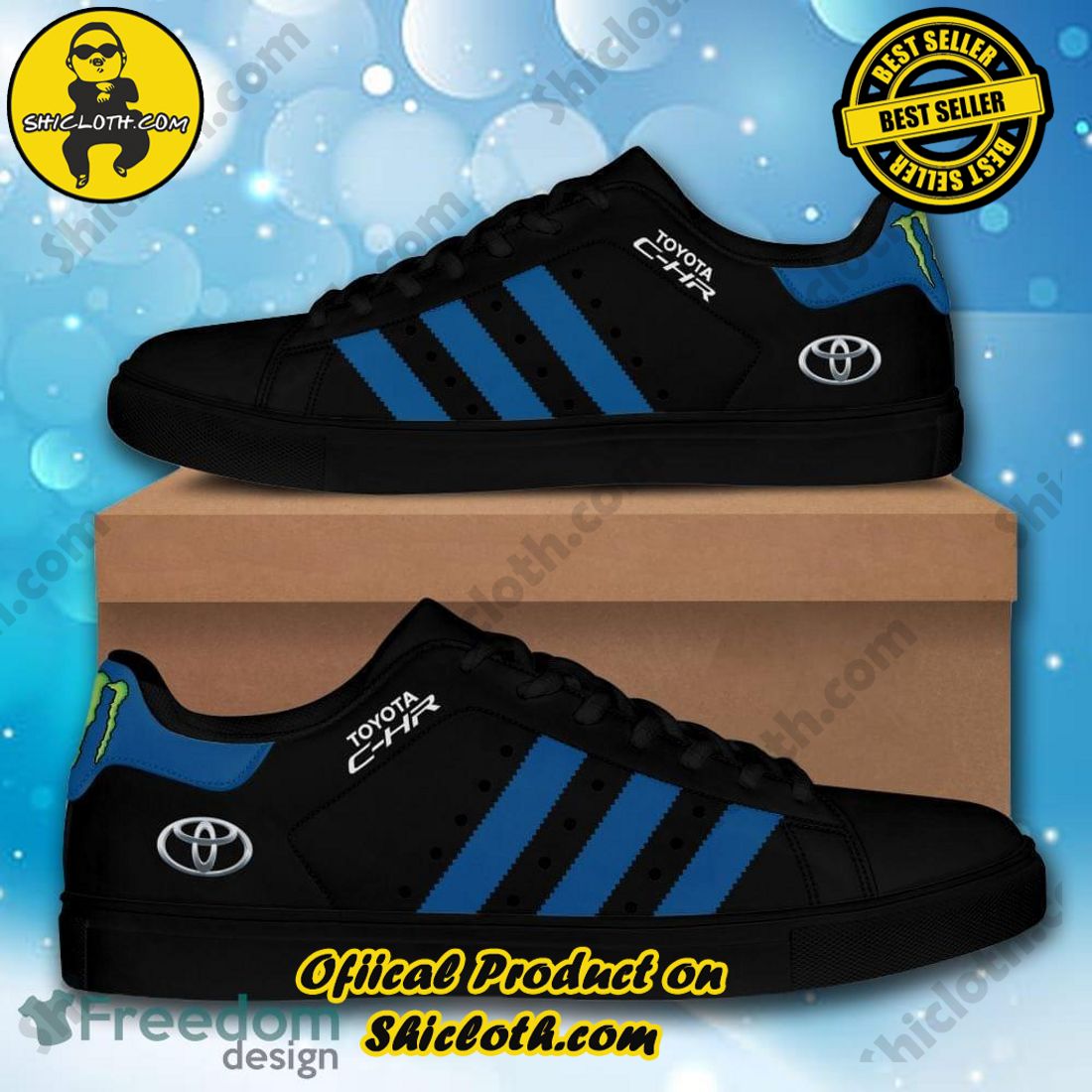 Hot hot hot new trend Stan Smith Shoes in Shicloth Store. Click here to buy !! 45 Toyota C-HR Logo Car And Motorcycles Adidas Stan Smith Shoes
