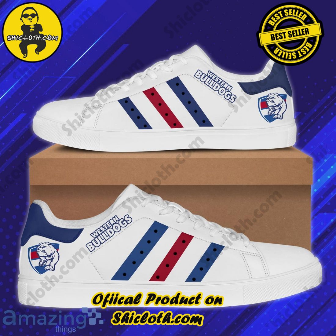 Step into Style: Exploring the Stan Smith Shoes Collection at Shicloth Fashion Store 1 AFL Western Bulldogs Stan Smith Shoes