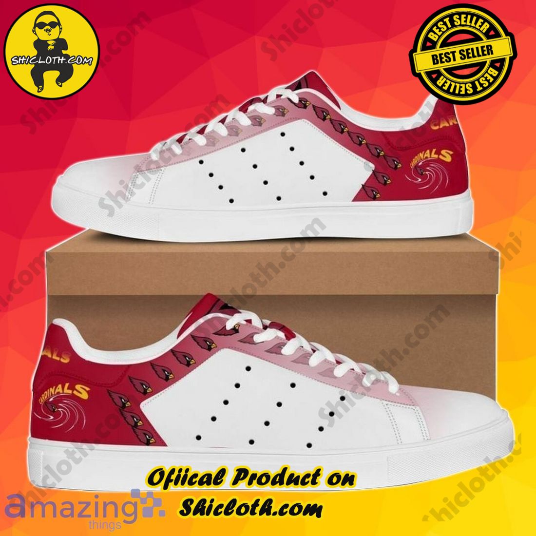 Step into Style: Exploring the Stan Smith Shoes Collection at Shicloth Fashion Store 4 Arizona Cardinals Stan Smith Shoes Best Gift