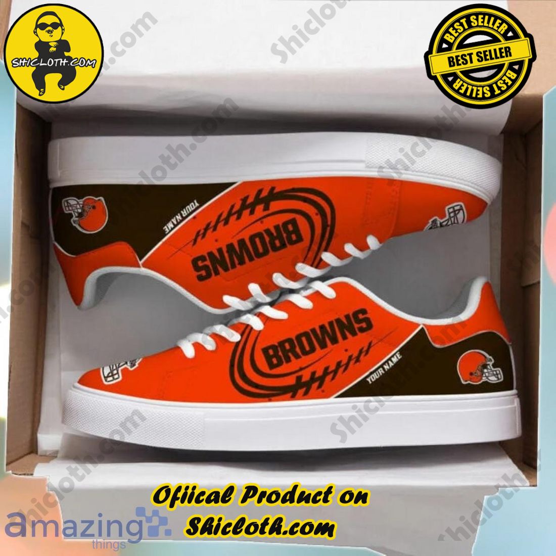 Step into Style: Exploring the Stan Smith Shoes Collection at Shicloth Fashion Store 20 Cleveland Browns Personalized Stan Smith Sneakers Best Gift
