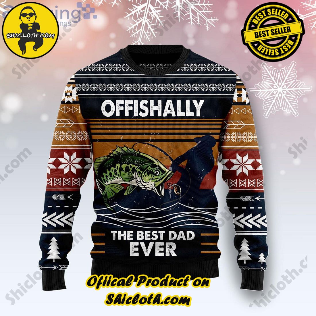 Cozy Elegance: Discover the Charm of Shiclothshop's Sweater Collection 15 Fishing Retro Vintage Fishing Lover Ugly Christmas Sweater