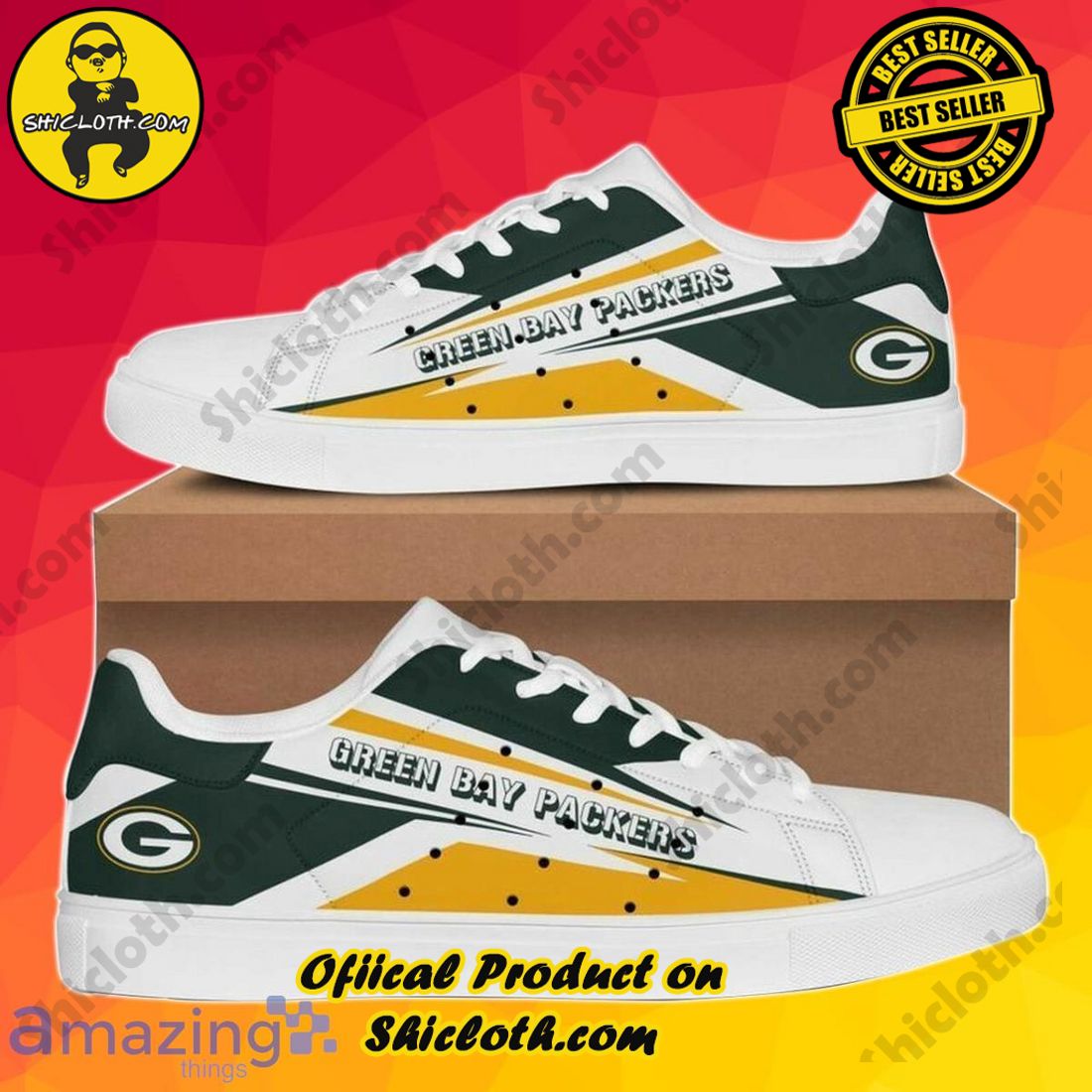 Step into Style: Exploring the Stan Smith Shoes Collection at Shicloth Fashion Store 30 Green Bay Packers Stan Smith sneakers Best Gift