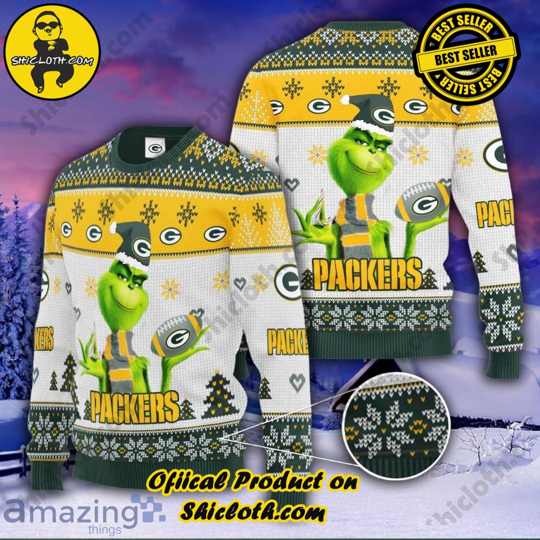 Dallas Cowboys Funny Grinch Ugly Christmas Sweater - Shicloth