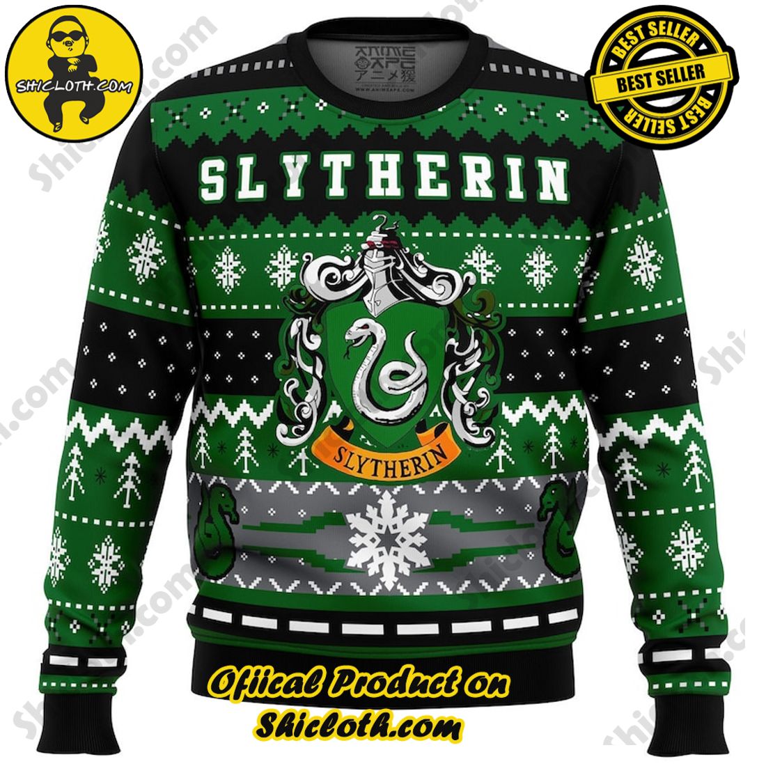Sweater Delights from Shicloth Fashion Store: A Perfect Christmas Gift 24 Harry Potter Slytherin House Ugly Christmas Sweater, Christmas Ugly Sweater 3D All Over Print, Xmas Sweatshirt, Christmas Gifts