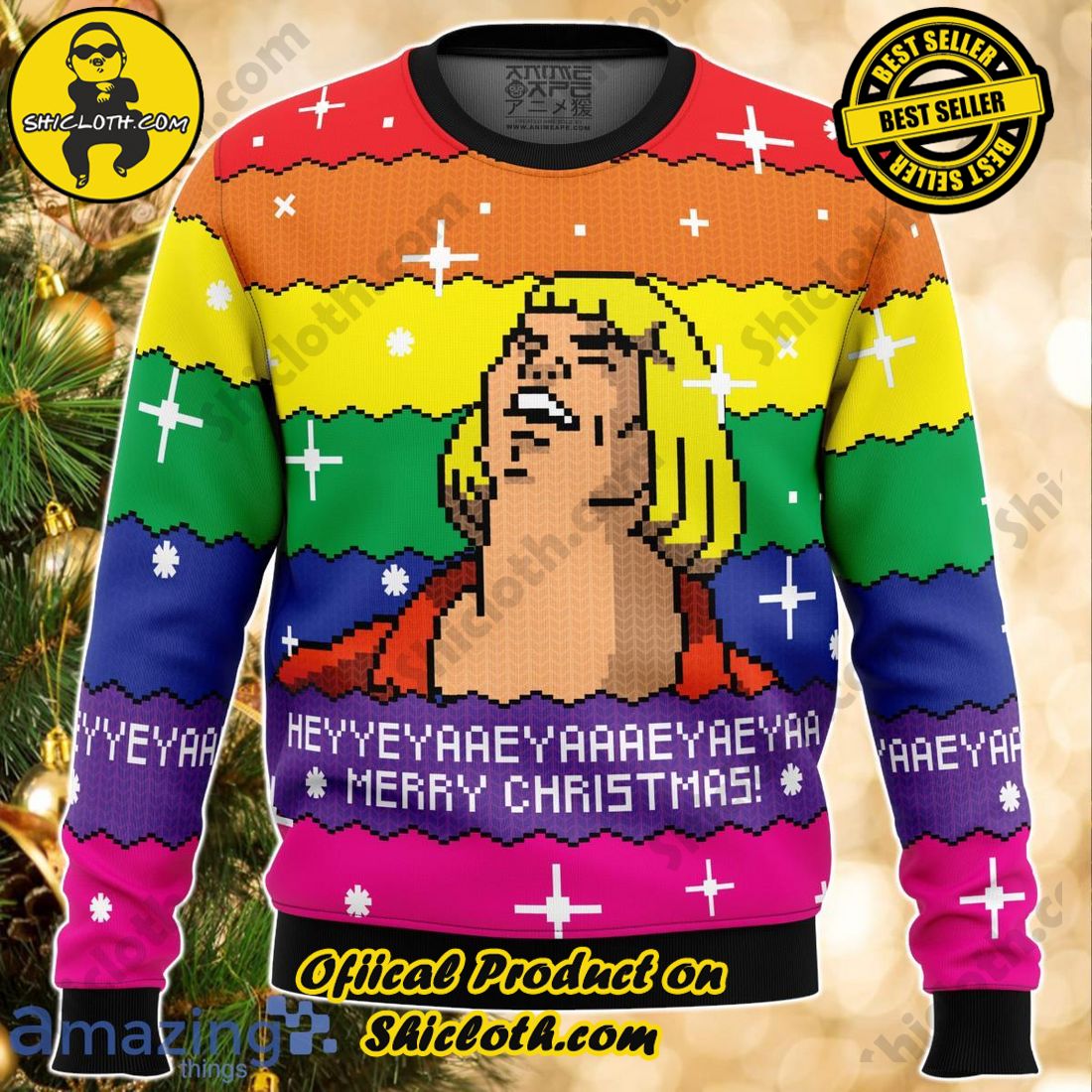 Cozy Elegance: Discover the Latest Sweater Collection from Shicloth Fashion Store 40 HEYYEYA HE-MAN Ugly Christmas Sweater Great Gift For Men Women