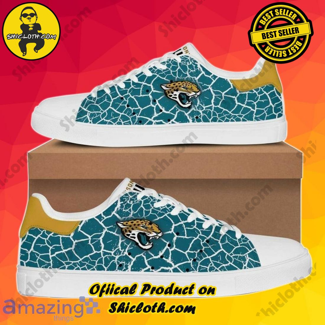 Step into Style: Exploring the Stan Smith Shoes Collection at Shicloth Fashion Store 33 Jacksonville Jaguars Stan Smith sneakers Best Gift