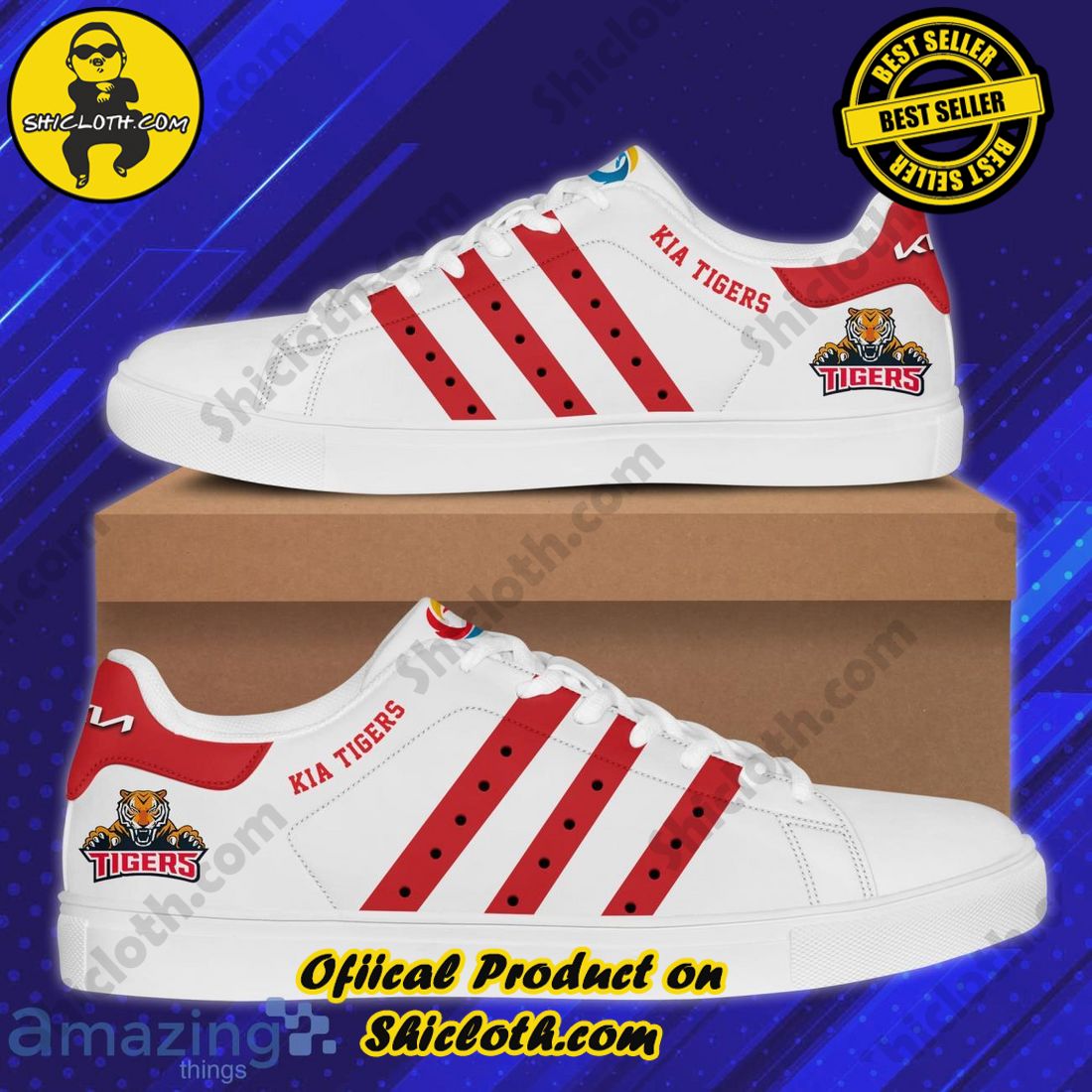 Step into Style: Exploring the Stan Smith Shoes Collection at Shicloth Fashion Store 35 KBO KIA TIGERS Stan Smith Shoes