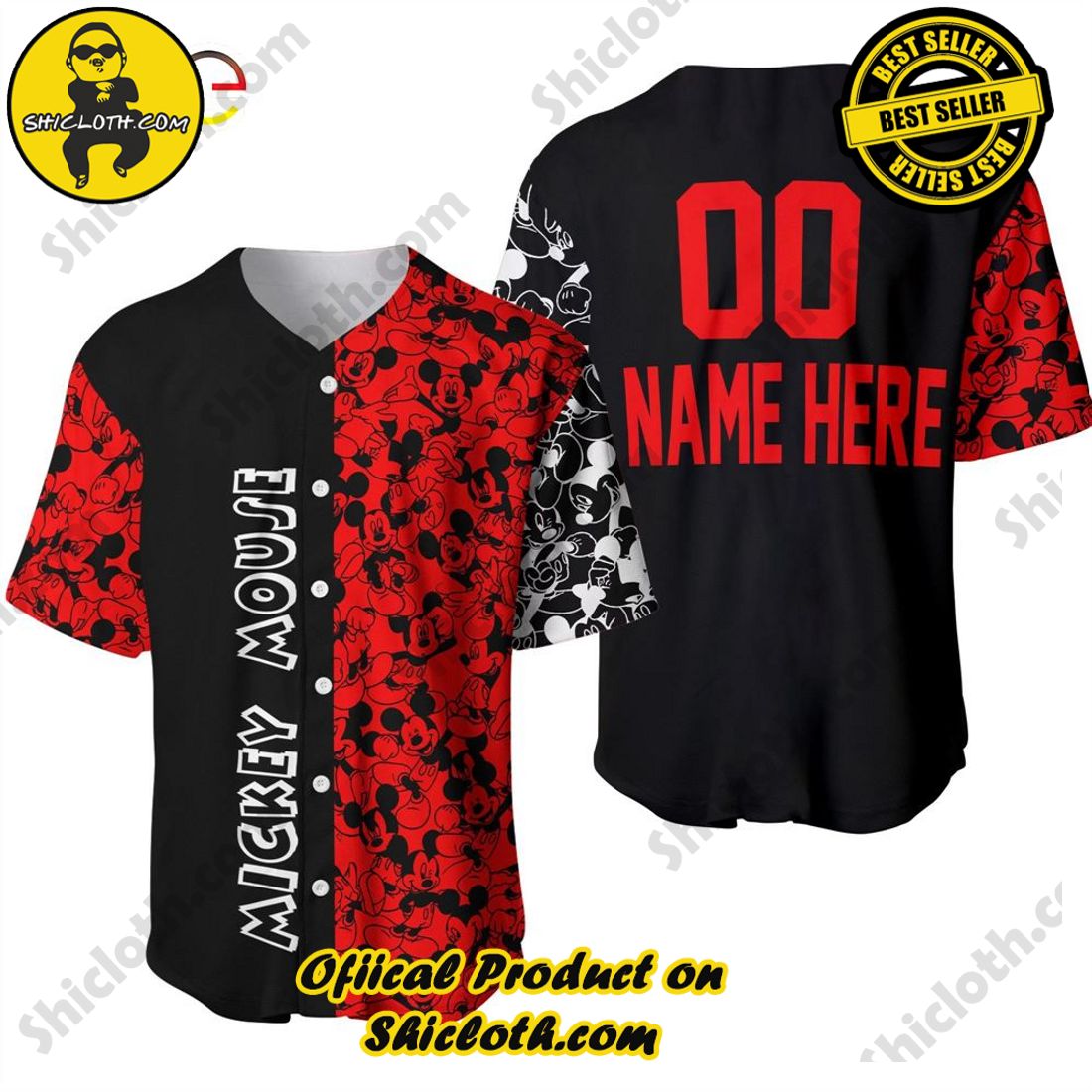 Custom Baseball Jersey - Add Any Name & Number For Men, Women & Kids Teams