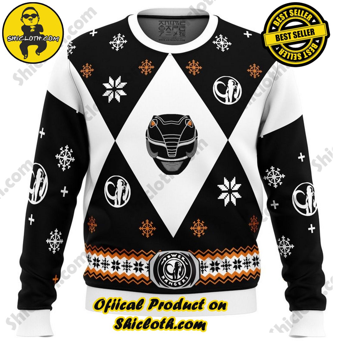 Cozy Christmas Delight: Unwrapping Shicloth's Festive Sweater Gift 24 Mighty Morphin Power Rangers Black Ugly Christmas Sweater, Christmas Ugly Sweater 3D All Over Print, Xmas Sweatshirt, Christmas Gifts