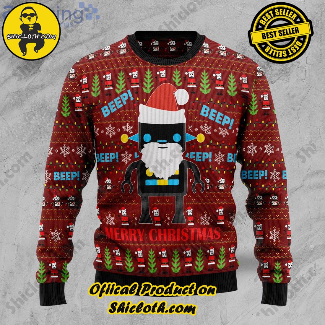 New Orleans Saints Christmas Reindeer Pattern Ugly Sweater For Men Women -  Banantees