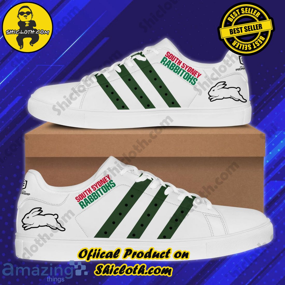 Stepping Up Your Game: Stan Smith Shoe Collection for Sports Enthusiasts by Shicloth 33 South Sydney Rabbitohs Stan Smith Shoes