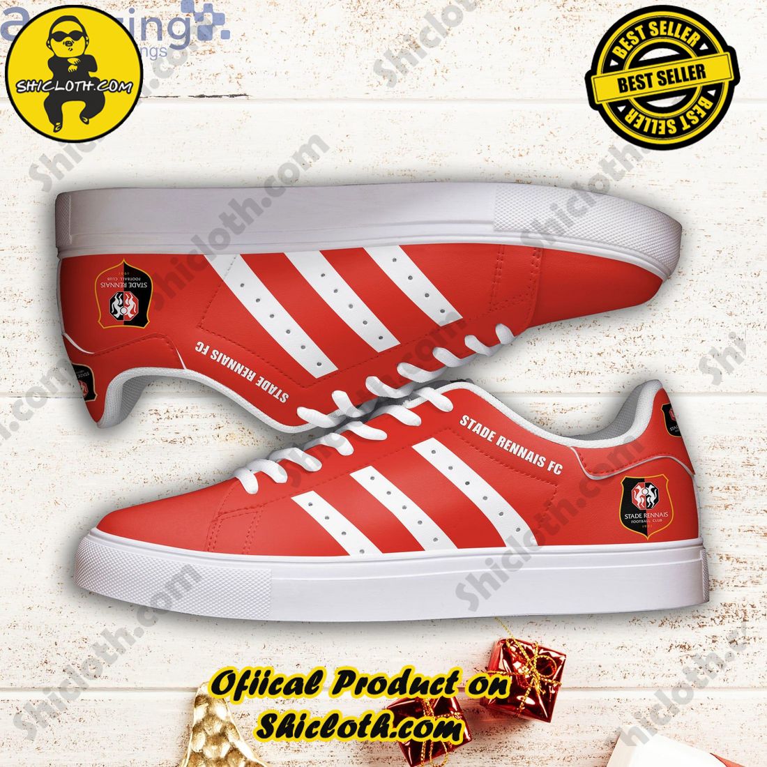 Stepping Up Your Game: Stan Smith Shoe Collection for Sports Enthusiasts by Shicloth 34 Stade Rennais Fc White Striped Stan Smith Low Top Skate Shoes