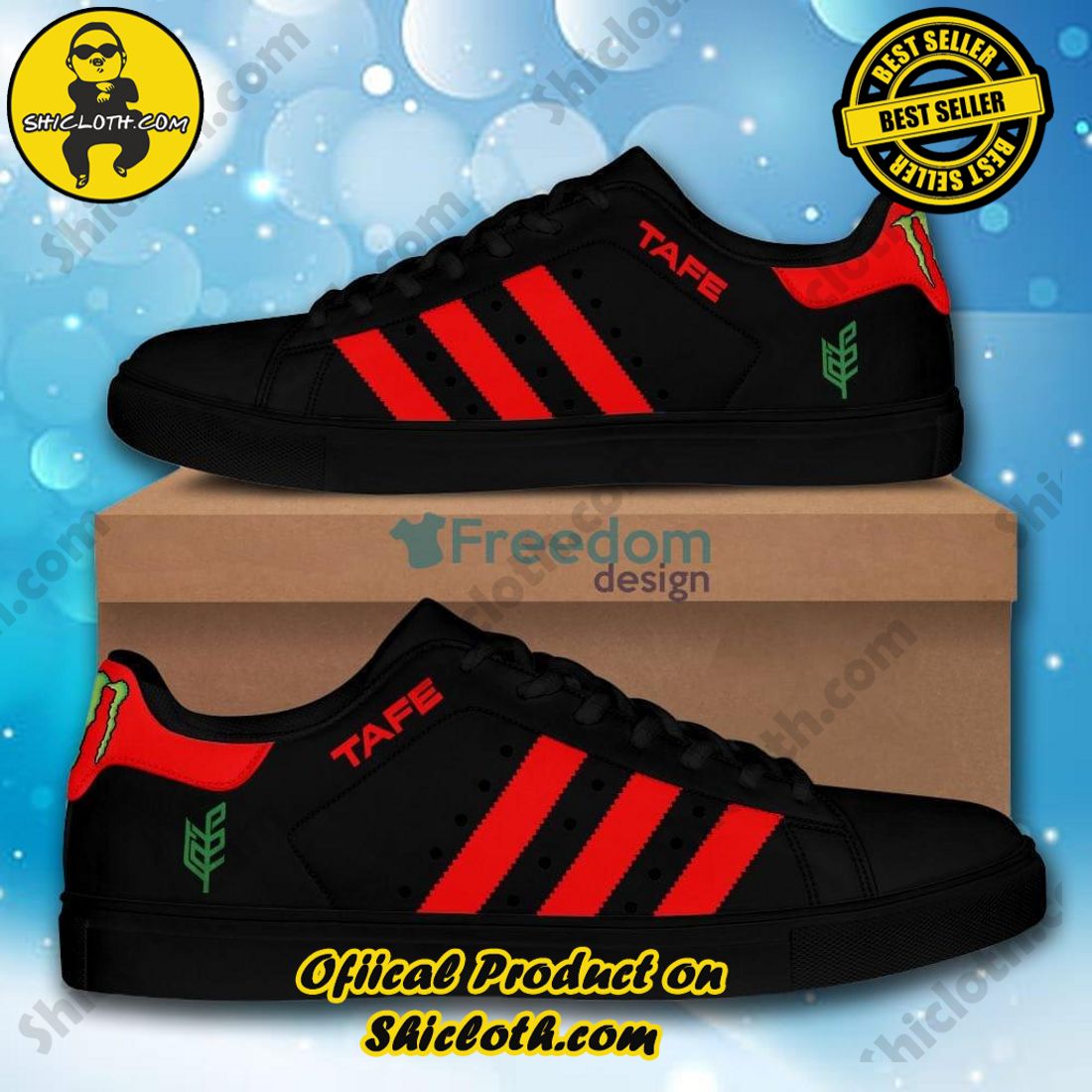 Only 60$. Best seller Stan Smith Shoes in Shicloth Store.Click here to buy !! 37 Tafe Logo Car And Motorcycles Stan Smith Shoes