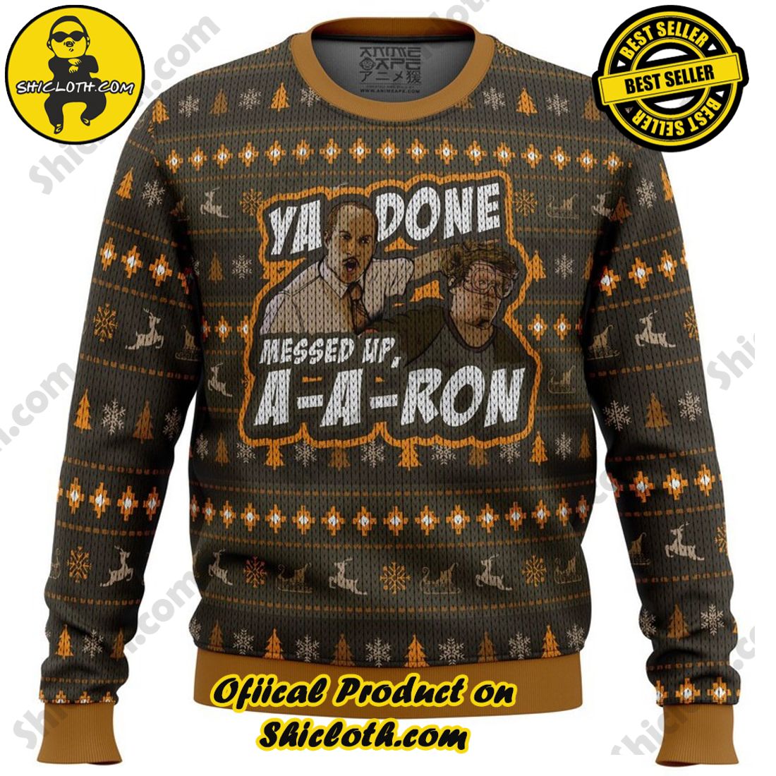 Meaningful Christmas Gift: Shiclothshop's Sentimental Sweater 27 Ya Done Messed Up Aaron Key And Peele Ugly Christmas Sweater, Christmas Ugly Sweater 3D All Over Print, Xmas Sweatshirt, Christmas Gifts