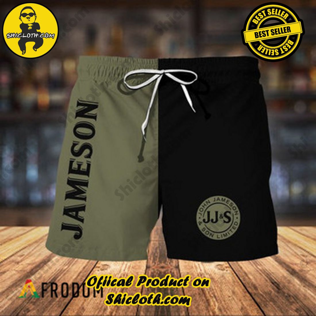 Hot Summer Trend Best Seller : Shiclothshop's Hawaiian Shirts 18 Basic Jameson Whiskey Hawaiian Shorts