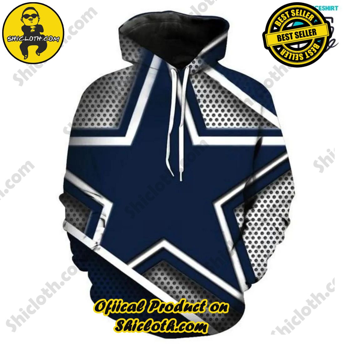 Hot Hot Hot Best Seller: Shiclothshop's 3D Hoodies 1 Dallas Cowboys NFL Limited Design 3D Hoodie Style 1