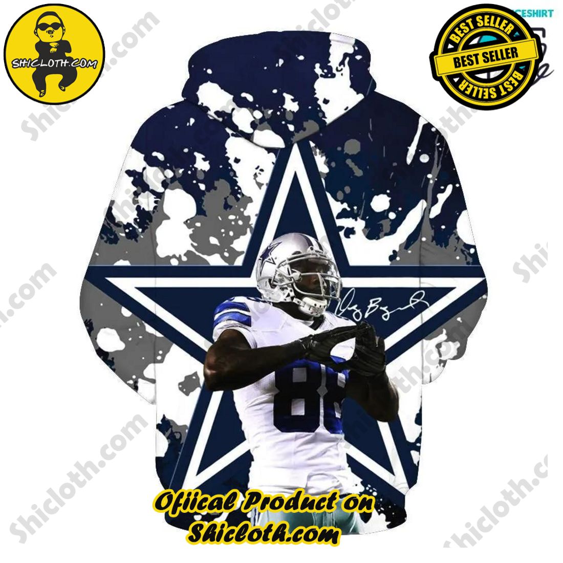 Hot Hot Hot Best Seller: Shiclothshop's 3D Hoodies 2 Dallas Cowboys NFL Limited Design 3D Hoodie Style 2