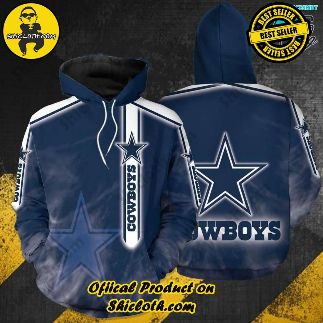Hot Hot Hot Best Seller: Shiclothshop's 3D Hoodies 4 Dallas Cowboys NFL Limited Design 3D Hoodie Style 4