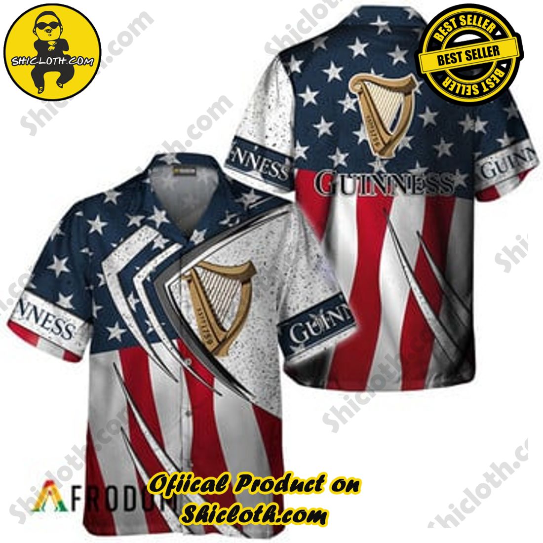 A Fantastic Gift for Summer Getaways: Shiclothshop's Hawaiian Shirts 9 Guinness Fourth Of July Esports Hawaiian Shirt