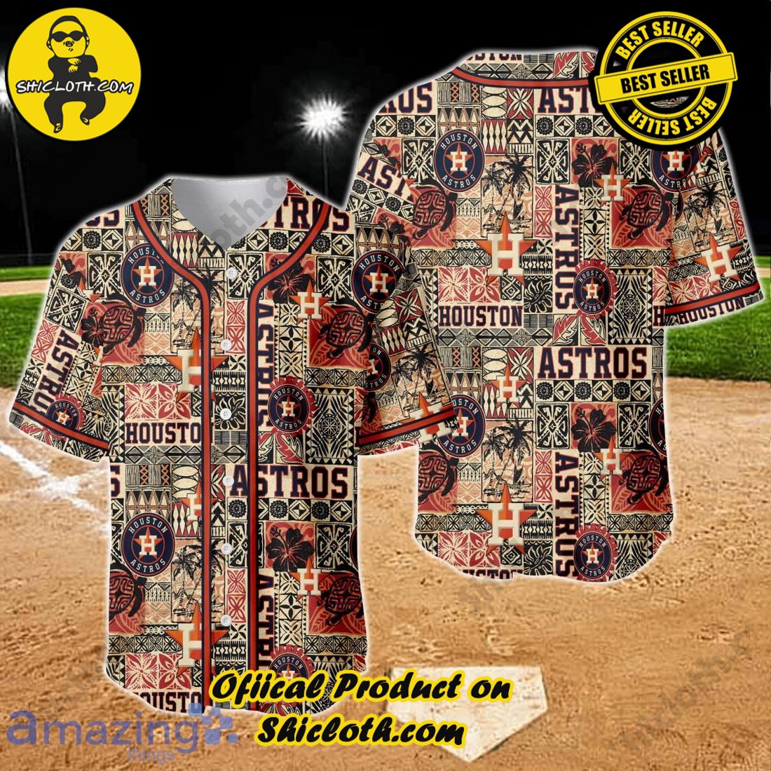 Shicloth's Baseball Jerseys - The Ultimate Gift for Baseball Fans 7 Houston Astros Major League Baseball AOP Baseball Jersey